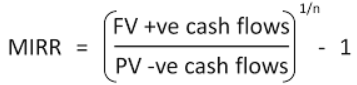 MIRR Formula