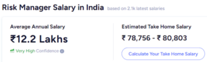 Financial Risk Manager Salary in India