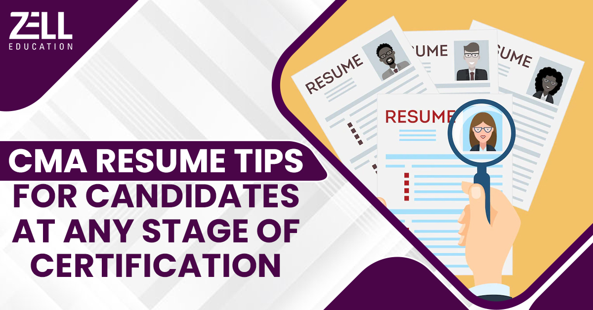 CMA Resume Tips for Candidates at Any Stage of Certification