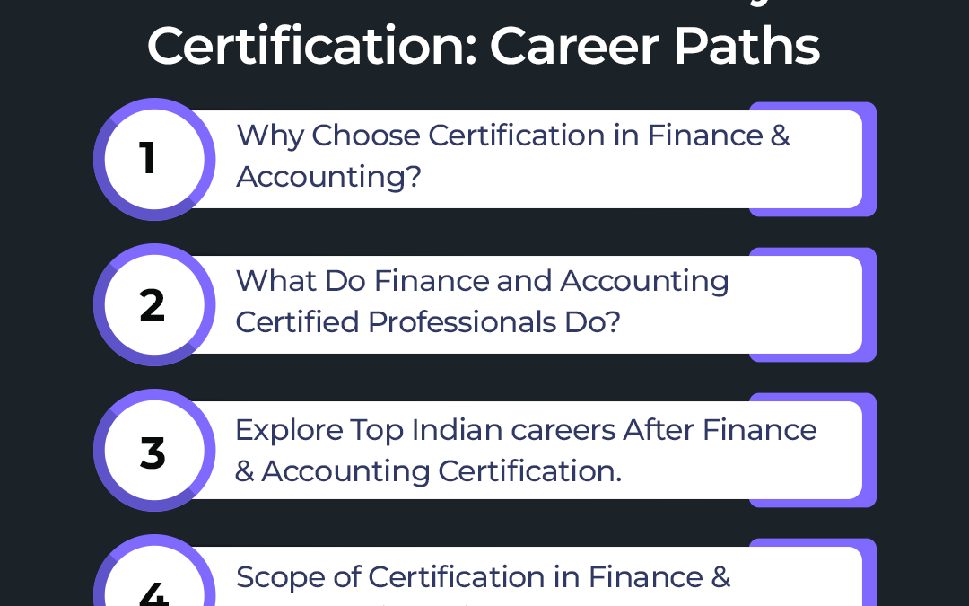 Finance & Accountancy Certification: Career Paths