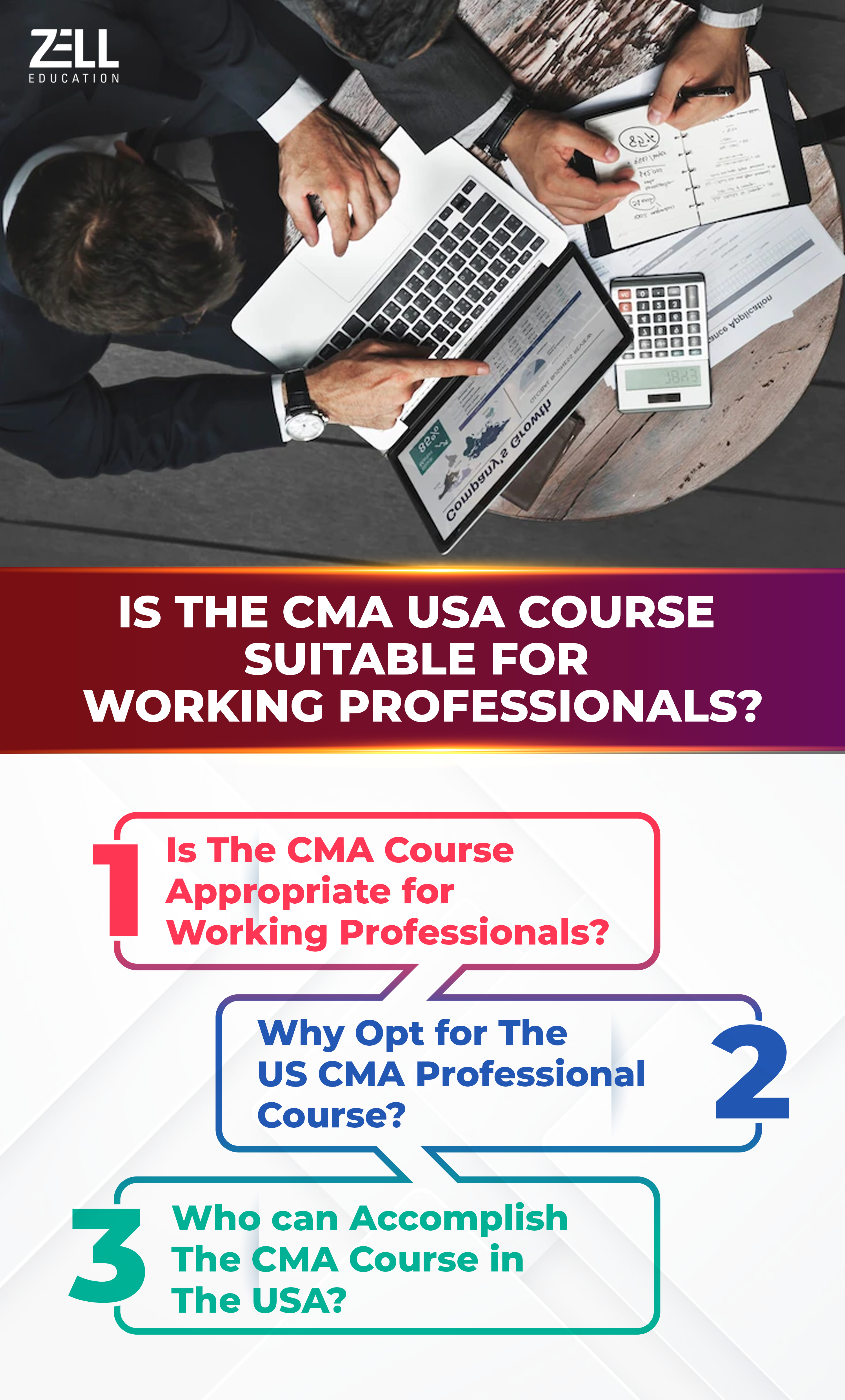 Is the CMA USA course suitable for working professionals